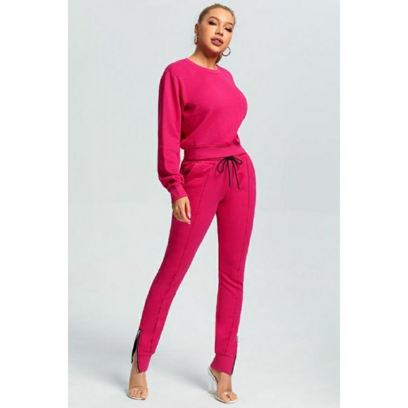 Kanari B Pants - NWT Pink Jogger Set (LAST L)